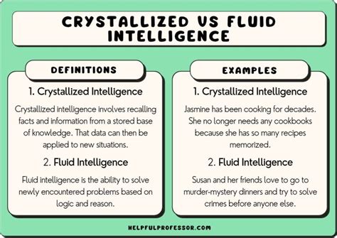 cognitive are similar to crystallized intelligence quizlet